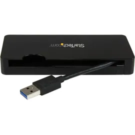 Startech StarTech.com USB 3.0 Universal Laptop Mini Dockingstation mit HDMI oder VGA, Gigabit Ethernet, USB 3.0