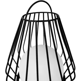 Dyberg Larsen Laterne LED lampe Außenbereich Garten Mittel Schwarz, Evesham, Dyberg Larsen,