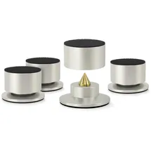 Dynavox BA-4 Highend Absorber 4er-Set, Silber