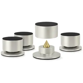 Dynavox BA-4 Highend Absorber 4er-Set, Silber