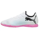 puma white/puma black/poison pink 45