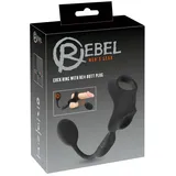 REBEL - Penisring mit Analplug 1 St Analdehner