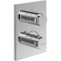 Villeroy & Boch Universal Unterputz-Thermostat für 2 Verbraucher, eckig, TVD00065300061