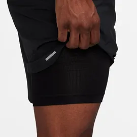 Nike Dri-FIT Stride 7" 2in1 Laufshorts Herren black/black/black/reflective silv S