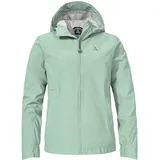 Schöffel Jacket Style Bohorok WMS, Damen Funktionsjacke mit Kapuze und Stufensaum, botanical sky, 42