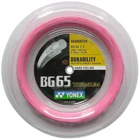 Yonex BG 65Ti (Haltbarkeit+Power) pink 200m Rolle