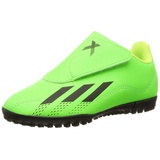 adidas X SPEEDPORTAL.4 TF J Sneaker, Green/core Black/solar Yellow, Numeric_35 EU