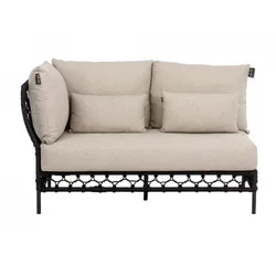 Apple Bee Pure Loungesofa rechts Rope black 141cm