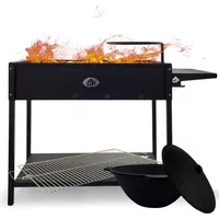 Grillpeter Mangal Set Batyr 80 Schaschlikgrill 80cm mit Grillrost