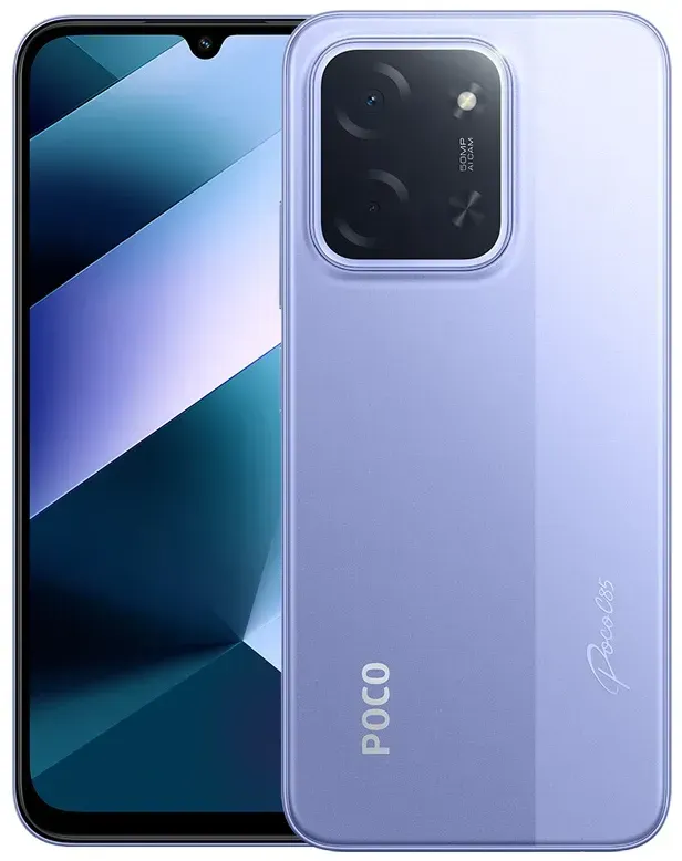 Globale Version POCO C85 Smartphone 6,9-Zoll-Dot-Drop-Display 50 MP Al-Dual-Kamera 6000 mAh großer Akku 33 W Schnellladung Xiaomi HyperOS 2 Leistungsstarker Octa-Core-Prozessor Xiaomi-Mobiltelefon
