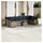 vidaXL Gartensofa-Set 11-tlg. grau Polyrattan