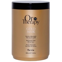 Fanola Oro Therapy Gold Mask Maschera Illuminante per Tutti i Tipi di Capelli, 1000 ml
