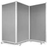 Floordirekt Filz Stellwand 270 x 180 cm Grau