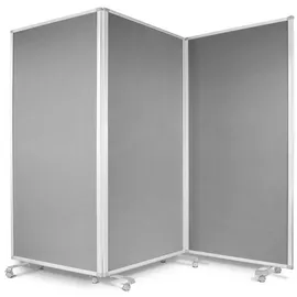 Floordirekt Filz Stellwand 270 x 180 cm Grau