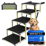 Hundetreppe Auto Klappbar  Hundetreppe Große Hunde für SUV  Leuchtende Leitma...