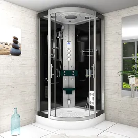 AcquaVapore Duschkabine Dusche D46-03T1 80x80 cm ohne 2k Scheiben Versiegelung