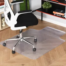 Homcom Bodenschutzmatte 90 x 120 cm Transparent 1 St.