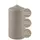 Fink Stumpenkerze 15 cm grau