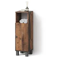 Livinity® Midischrank, Wildeiche, Wildeiche, 3 Fächer, Quadratisch, 30x95x30 cm,