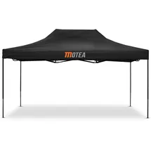 Tourtecs Rennzelt 3x4,5m faltbar / Faltpavillon Tourtecs für die Rennstrecke MOTEA schwar