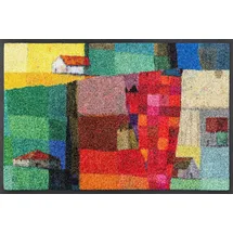 Wash+Dry Fußmatte Gr. 5, bunt (rot, bunt), B:60cm H:7mm L:180cm, Polyamid, WASH+DRY BY KLEEN-TEX, Teppiche, Fußmatte