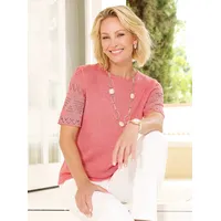 Classic Basics Bouclé-Pullover Flamingo 44