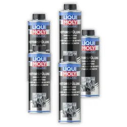 5x 500ml LIQUI MOLY 2427 Additiv Pro-Line Motorspülung Motorreinigung Öl Zusatz