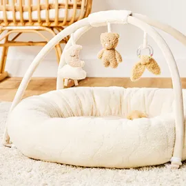 Nattou Teddy, Spielbogen, Ecru, Babyspielzeug