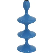 Mirrors and More Kerzenhalter Laureen Metall Blau