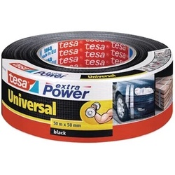 Tesa 56389-00001-05, Schwarz, Bündelung, Befestigung, Handwerk, Kennzeichnung, Reparatur, Verstärkung, 50 m, 50 mm
