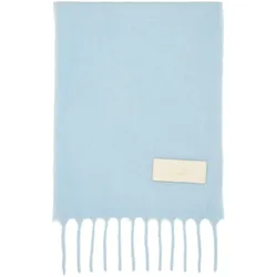 Schal MARC O'POLO "aus kuscheligem Alpakawolle-Mix", Damen, blau (fresh sky), Obermaterial: 80% Alpaka, 20% Polyamid, unifarben, casual, Modetücher