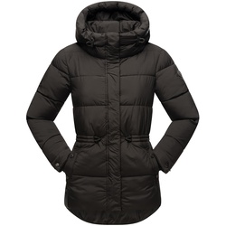 MARIKOO Damen Winter Stepp Jacke Outdoor Herbst Warme Steppjacke Kapuze Akumaa