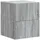 vidaXL Nachtschrank Wandmontierter Nachttisch 33 x 34,5 x 40 cm Grau