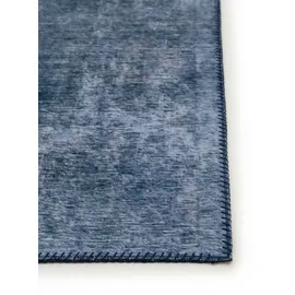 benuta Kunstloft Teppich, Blau, Textil, Orientalisch, Rechteckig, 120x1 cm, Gots, waschbar, Teppiche & Böden, Teppiche