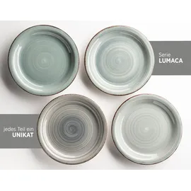 Mäser Lumaca Geschirr-Set Steingut onesize rauchblau