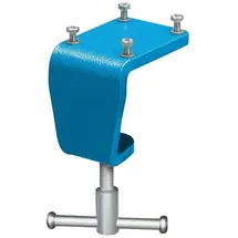 HEUER Tischklemme, Tischklammer (Schraubstock 120 mm an Arbeitsplatte ohne Bohren befestigen Platz sparend Gewicht 1,7 kg Tischsstärke 10-60 mm), vonii, 120