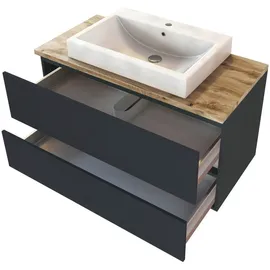 Held Pienza 2-tlg. Grau Eiche