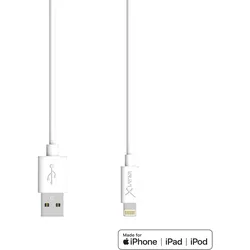 Xlayer Kabel PREMIUM MFI Lightning Sync & Charge Kabel White 1.20m
