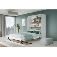 Forte Schrankbett »Jugendbett, Gästebett, 250 KG Belastbarkeit, platzsparend«, (H//T