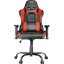 Trust Gaming GXT 708R Resto Gaming-Stuhl, Rot, 360° drehbar
