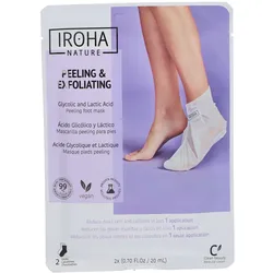 Iroha Nature Glykolsäure-Peeling- und Peeling-Socken