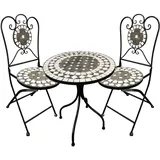 Mojawo + Mosaik Set 3-teilig Anthrazit/Grau-MMC4342-neu