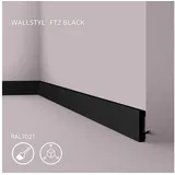 NOEL & MARQUET Sockelleiste NMC FT2 Schwarz 2 St. 200 x 1,3 x 5,8 cm