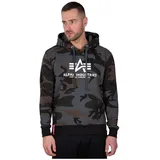 Alpha Industries Basic Camo Kapuzenpullover Black Camo XL