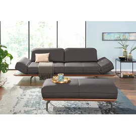 creation by rolf benz CR.420 Leder 4-Sitzer Braun