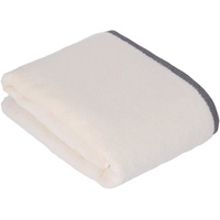 BUGATTI Badetuch »Prato«, (1 St.), Uni Farben, mit melierter Optik im Saum weiß (ivory) Handtücher Badetücher