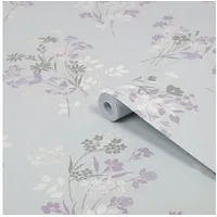 Laura Ashley Vliestapete Igerna Pale Duck Egg Blue Hellblau