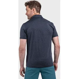 Schöffel Herren Polo Shirt Tauron M, kreislauffähiges Wandershirt, schnell trocknendes, leichtes Poloshirt mit fast 100 % Recyclingfähigkeit, navy blazer, 54