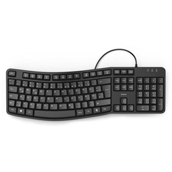 Hama Ergonomische Tastatur "EKC-400", mit Handballenauflage, Schwarz ergonomische Tastatur schwarz