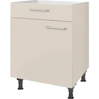 Nobilia Kochfeldumbauschrank Laser 60 x 58,3 x 87 cm Beige